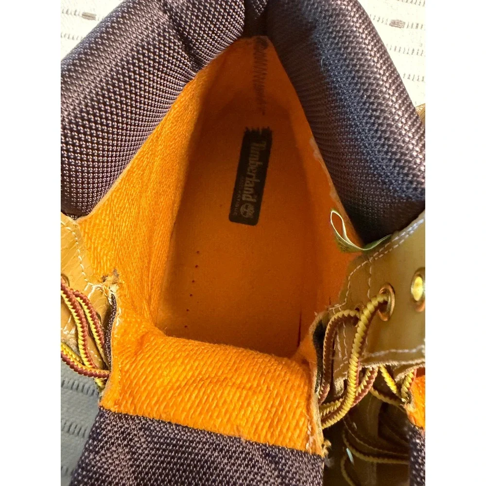 Timberland 6 Inch Premium Helcor Waterproof Boots Yellow Wheat 6405R Mens 11.5 M